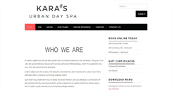 Desktop Screenshot of karasurbandayspa.com